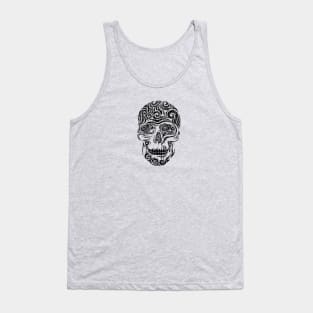 Swirly Skull Tank Top